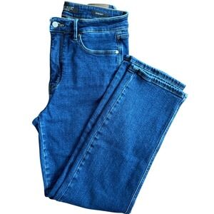 Judy Blue Jeans Womens 11 30 Straight Leg Mid Rise Stretch Dark Wash Stretch